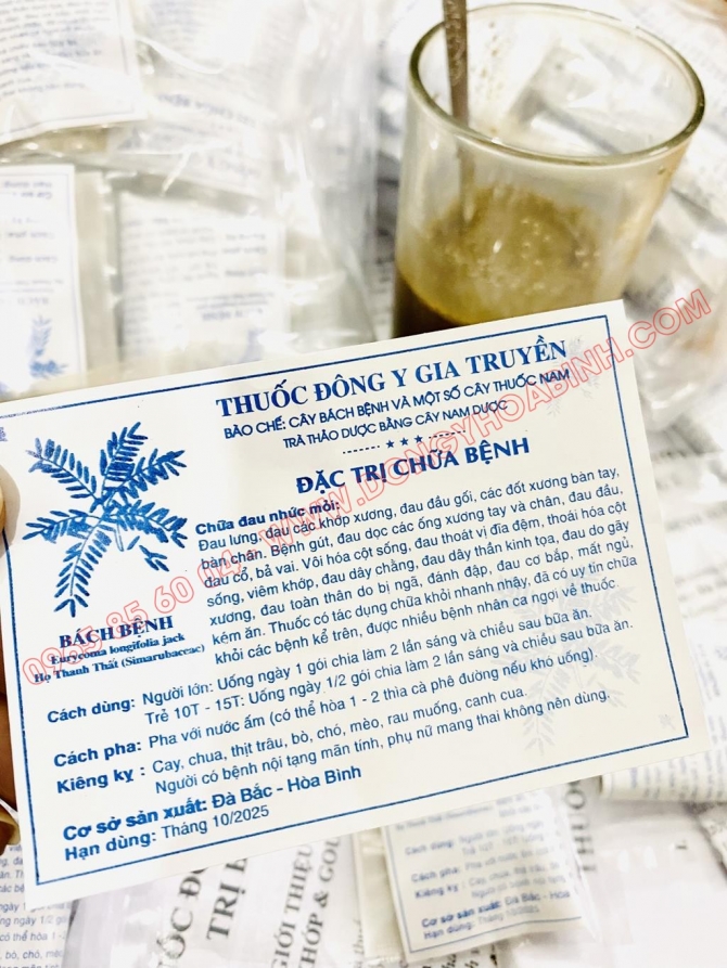 Nhà thuốc đông y gia truyền hòa bình đặc trị bệnh đau nhức xương khớp